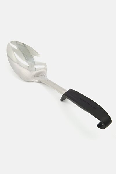 masterclass Stainless Steel Soft Grip Serving Spoon, Black