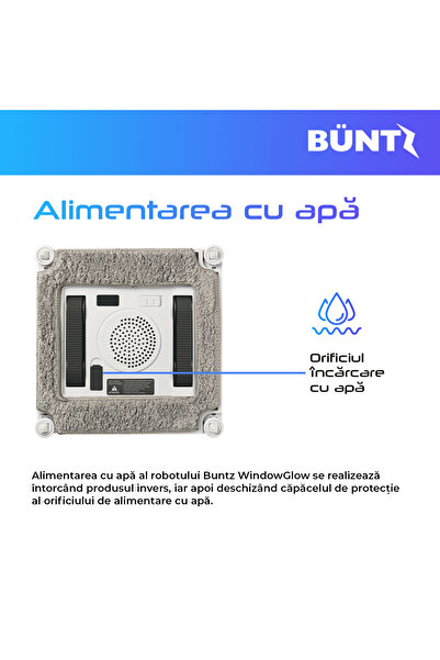 Buntz Automatic window washing robot, dual spray technology, intelligent control, White