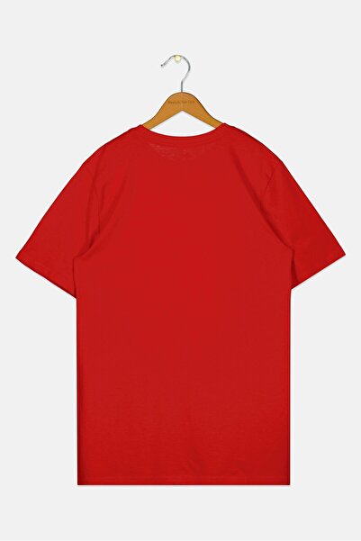 Puma Kids Boy Sportswear Fit Short Sleeve Outdoor T-Shirt, Red