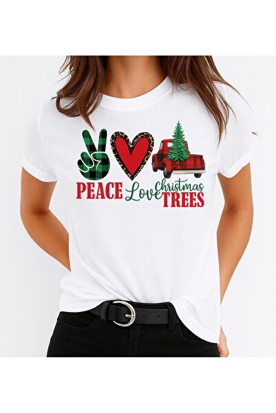 OEM 100% Cotton T-Shirt Christmas Peace