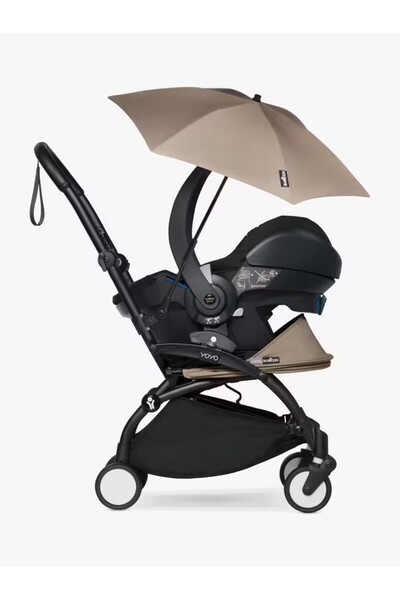 Babyzen YOYO Parasol, UPF 50+ Sun Protection, Taupe - BZ10214-06 (Compatible with YOYO Strollers)