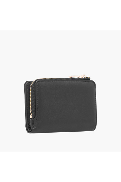 Guess Talent Textured Wallet with Zip Closure