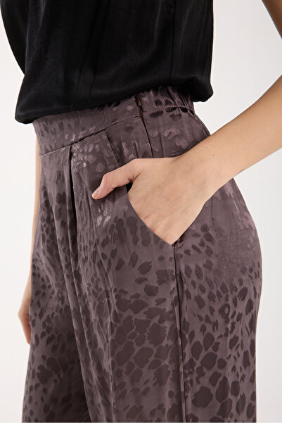 DeChival Women's Baggy Pants - Loose Pants with Pockets and Front Folding