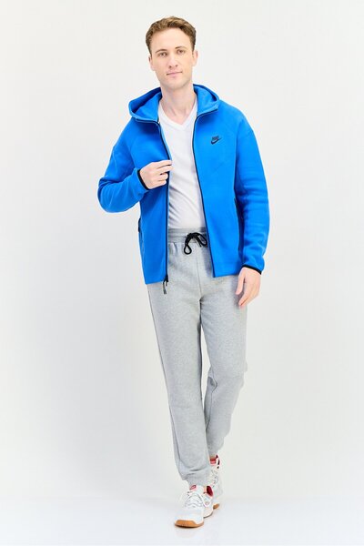 Nike Men Sportswear Fit Long Sleeve Running Track Jacket, Blue