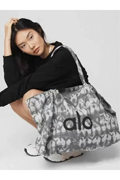 Alo yoga handbag, canvas camouflage bag