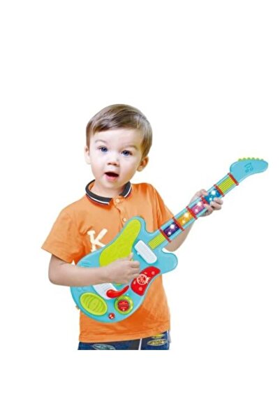 Generic 4-in-1 Interactive Musical Kids Guitar - Multiple Sounds & Songs!