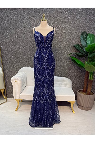 E&A Eren Abiye INCE ASKILI PELERIN DETAYLI BALIK ABIYE