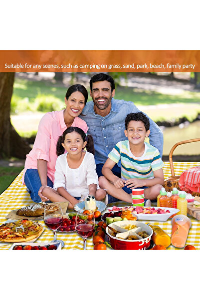 Generic Large Picnic Mat,150*200cm Portable Outdoor Picnic Blanket for Sandy Parks,Beaches,Hiking