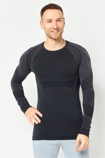 hummel Men Sportswear Fit Long Sleeve Training T-Shirt, Multicolor