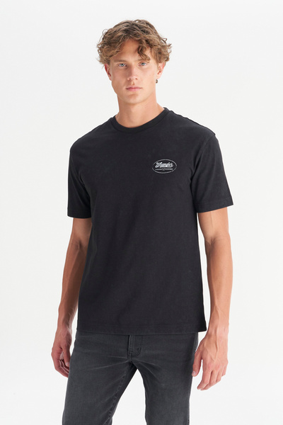 WRANGLER %100 Pamuk Relaxed Fit Rahat Kesim Bisiklet Yaka Tişört