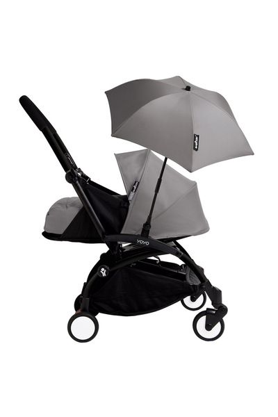Babyzen YOYO Parasol, UPF 50+ Sun Protection, Grey - BZ10214-03 (Compatible with YOYO Strollers)