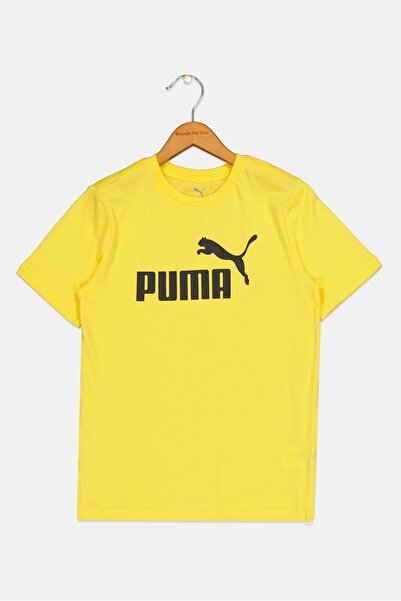 Puma Kids Boy Short Sleeve Outdoor T-Shirt, Yellow
