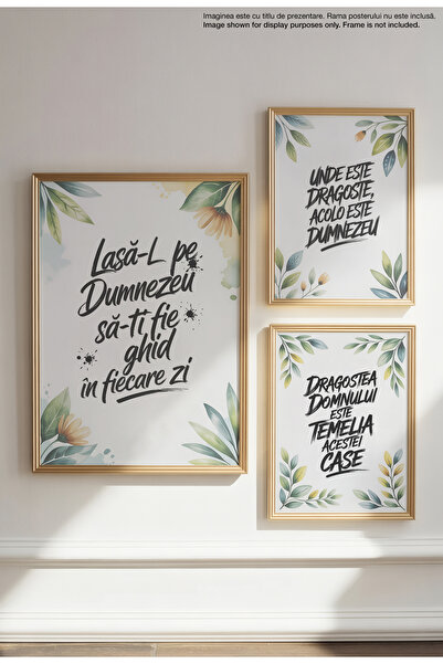 21mxm May God be your guide - Unframed Romanian Religious Canvas Poster - Digital Print