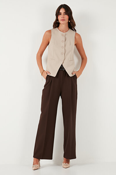Lela Wide Leg High Waist Wide Leg Belted Pants Trousers 68351245