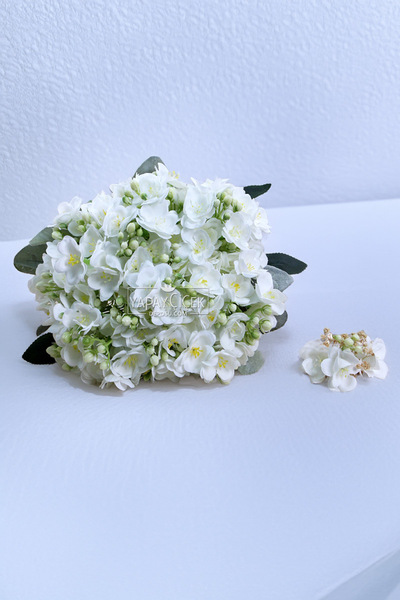 Yapay Çiçek Deposu Deep Love Bridal Bouquet Set of 2