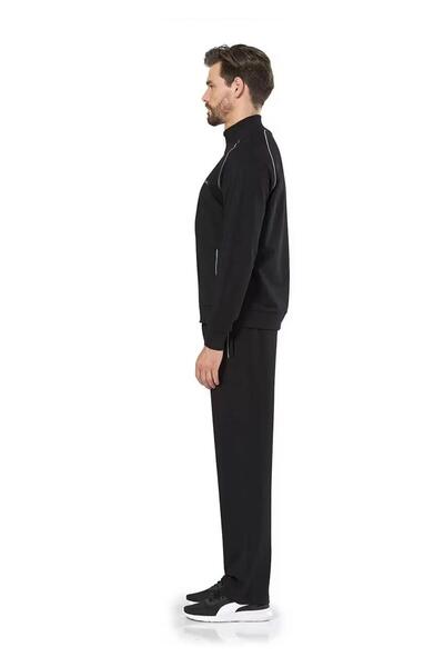 Pierre Cardin Men's 100% Cotton Zippered and Pocketed 2 Thread Tracksuit Set