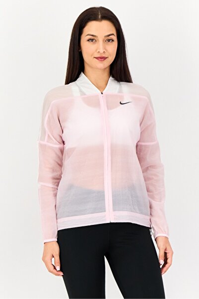 Nike Women Sportswear Fit Long Sleeve Outdoor Jacket Pink