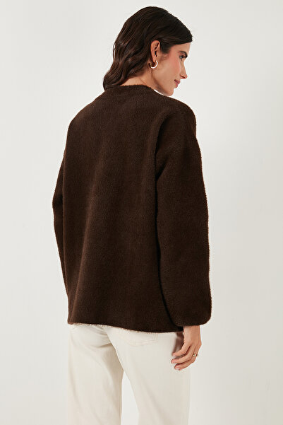 Lela Μάλλινη ζακέτα με χαλαρή εφαρμογή κουμπιά HIRKA 4617021