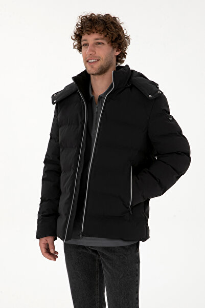 U.S. Polo Assn. Men's Black Coat 50312003-Vr046