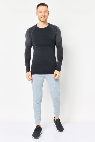 hummel Men Sportswear Fit Long Sleeve Training T-Shirt, Multicolor