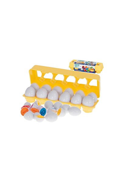 Three top online Puzzle educativ, sortator de forme, numere, ouă, 12 buc.