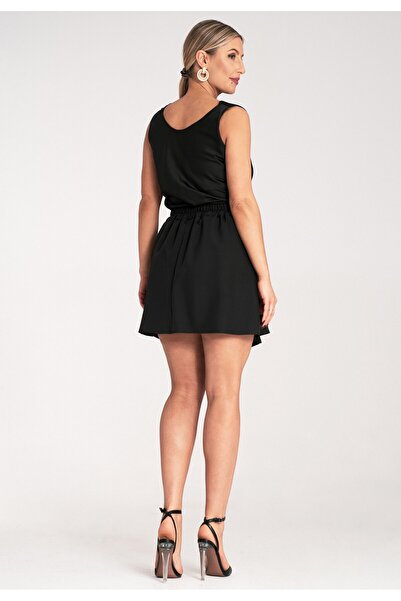 Figl Pleated mini skirt - Pleated mini skirt - Black skirt M1159 size S/M