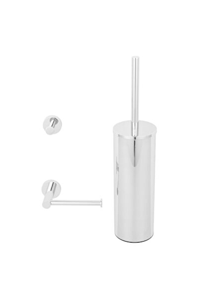 Maison Mex Set accesorii baie KOROS, crom