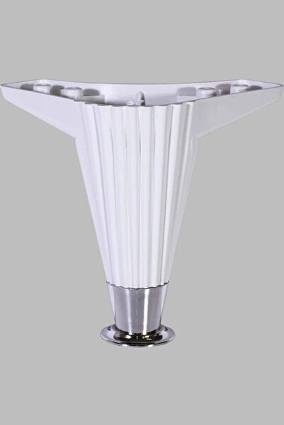 MH MiniHediye Wetra Line 12 cm (White Chrome) Furniture Sofa Chair Leg Feet