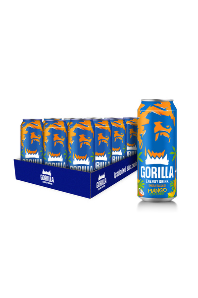 GORİLLA ENERGY Mango - Hindistan Cevizi Aromalı 500 ML 12'li