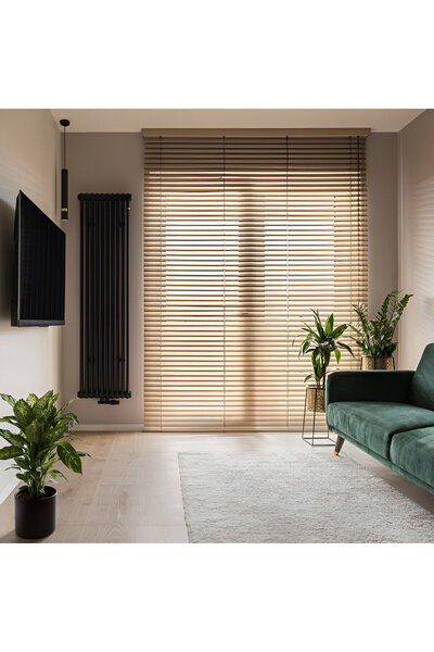 EVRN Krem Alüminyum Jaluzi Perde (25 MM)