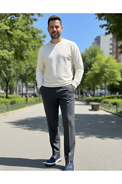 dcn giyim 1985 Men's Woolen Fabric Trousers-4000