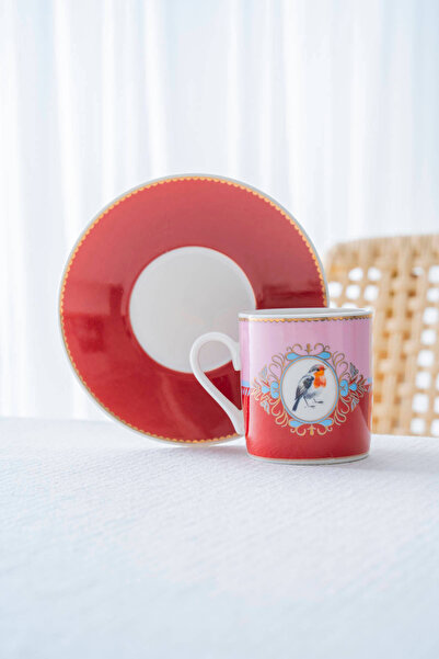 ACAR Candy 6-Person Porcelain Coffee Cup Set - 90 ml