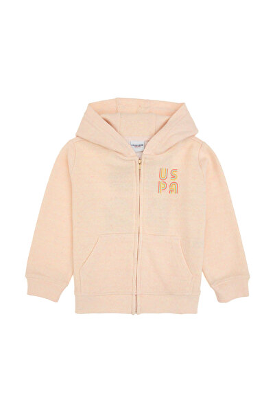 U.S. Polo Assn. Girl's Light Pink Sweatshirt 50314295-Vr078