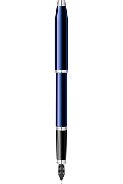 Cross Century II Translucent Blue Lacquer RT Metallic pen, glossy blue