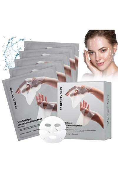 azbeautyskin Set of 5 K-Beauty Masks with Active Collagen – AZ Beauty Skin
