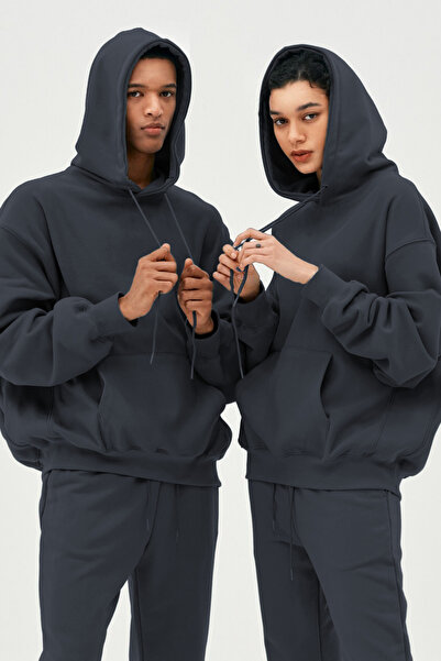 YAKAMEL Unisex 3 Yarn Sha Fleece-Lined Sweatshirt Set Suitable for Couples to...
