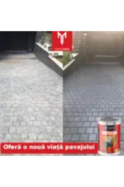 nanomax Pavement and Concrete Paint, Hydrophobic, UV and Stain Protection, Anthracite, 1l