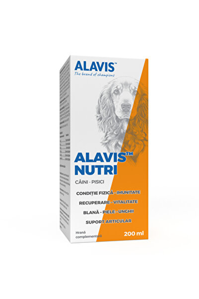Alavis Salmon oil enriched with multivitamins and minerals for dogs and cats, ALAVIS™ NUTRI, 200 ml