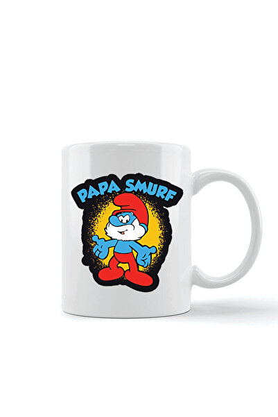 OEM Personalized mug, The Smurfs, Papa Smurf, 300 ml