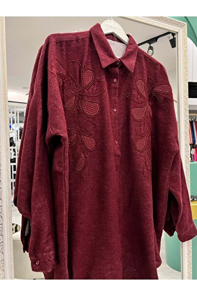 MRM MERAM BUTİK Dna Woven Shirt - Cherry Rot - 1