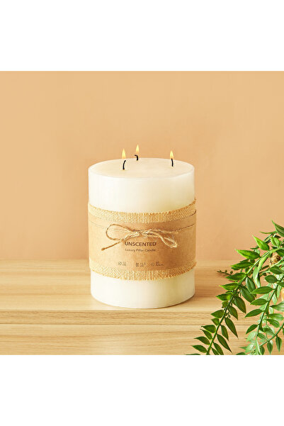 Lifestyle شمعة عمودية غير معطرة من إسينشالز - ١٦ سم