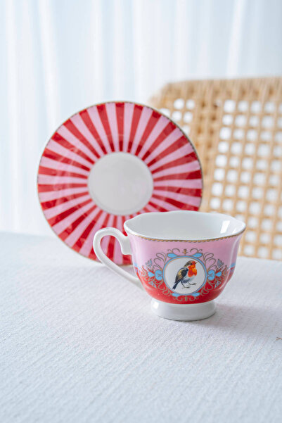 ACAR Birdie 6-Person Porcelain Coffee Cup Set - 90 ml