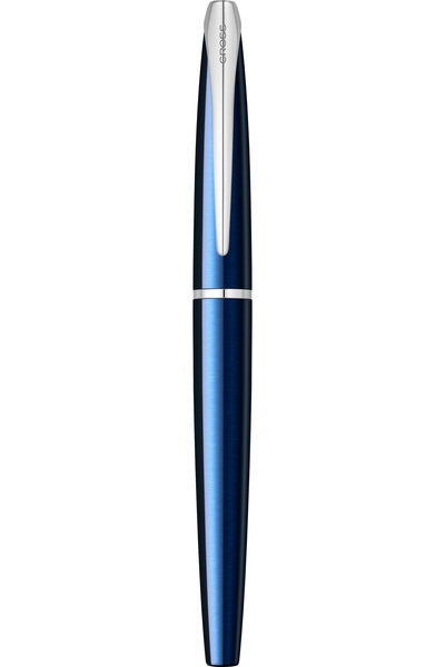 Cross ATX Translucent Blue Lacquer CT Metallic pen, blue