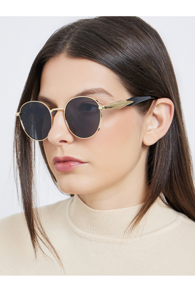 Styli Women Round Sunglasses with Nose Pad