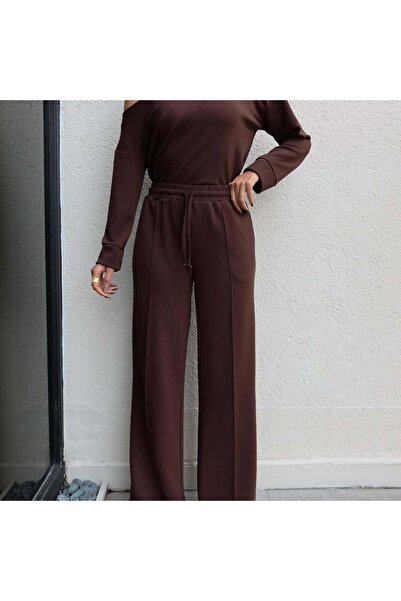 Tarzımızbir Boat Neck Modal Fabric Tracksuit Set