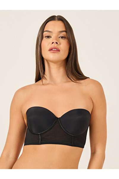 INENEMIS By Styli Solid Longline Padded Wired Bra and Bikini Briefs Set