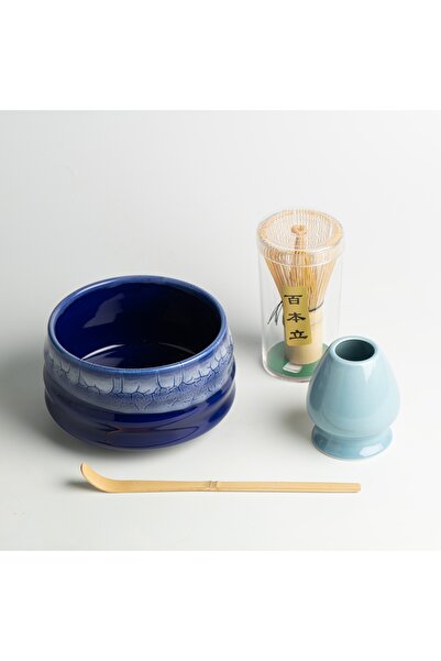 Toganoo Japanese Matcha Set 4 Piece Green Tea Preparation Kit Bamboo