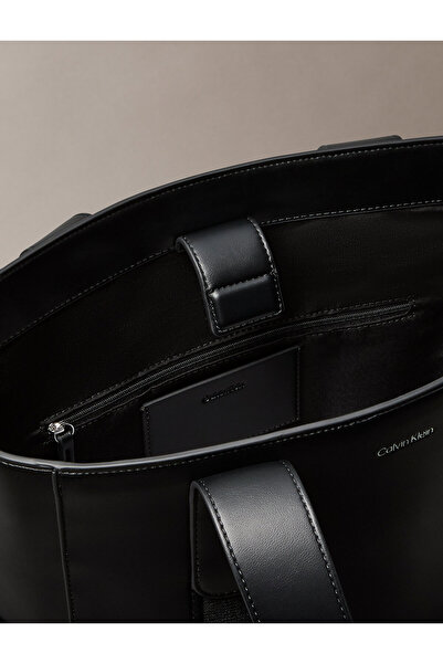 Calvin Klein Jacquard Logo Laptop Tote Bag