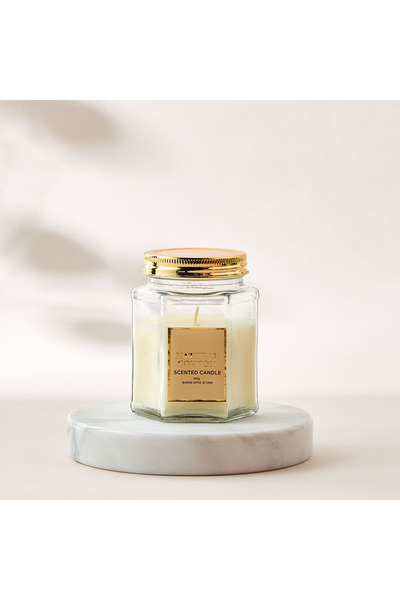 Lifestyle Natural Cotton Scented Jar Candle