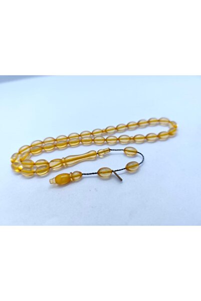 İskeçe Exclusive Furkan Gül Masterpiece 0.6 Transparent Delim Double Layer Polished Fire-I Amber Certified 8765